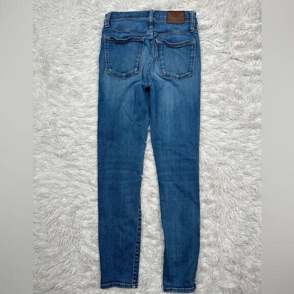 Madewell 10" High-Rise Skinny Jeans in Bradshaw Wash Size 25x27 - Blue - Picture 5 of 11